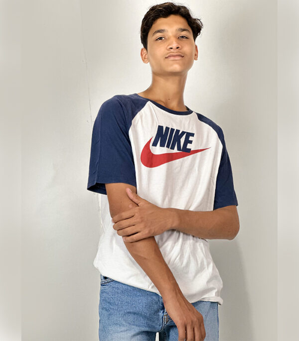 Nike - The Nike Tee White Colourblock Cotton Medium