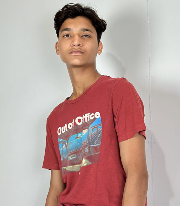 Jack & Jones Originals Red T-Shirt Medium - Image 3