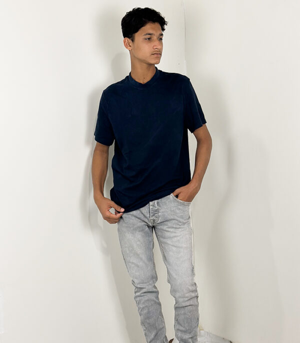 Asos Navy Blue Basic T-Shirt - Image 4
