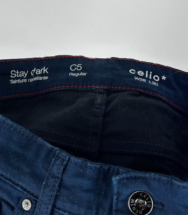 Celio Dark Blue Chinos Pant Size Waist: 28-30