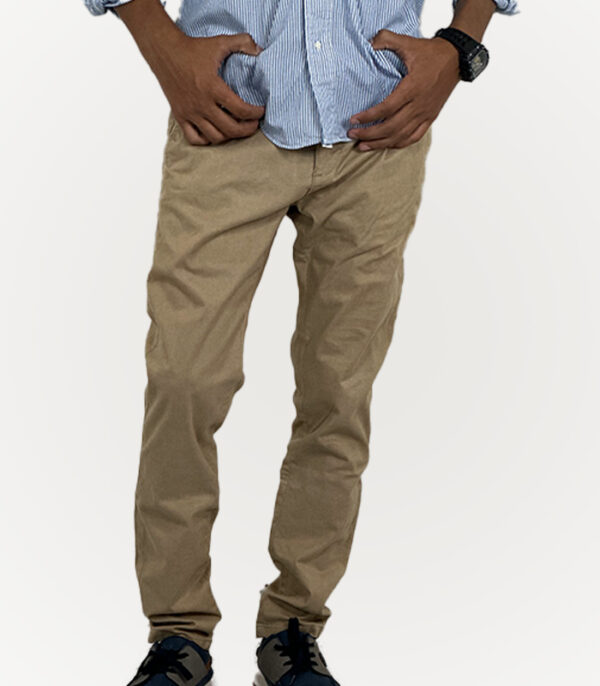 Zara Man Khaki Chinos Size Waist: 32-34 - Image 3