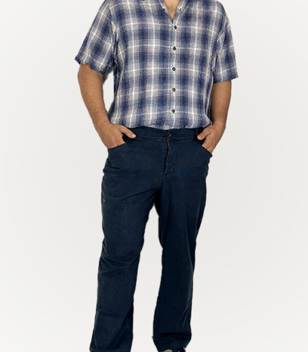 Lee Self Design Blue Straight Size Waist: 36-38 - Image 3