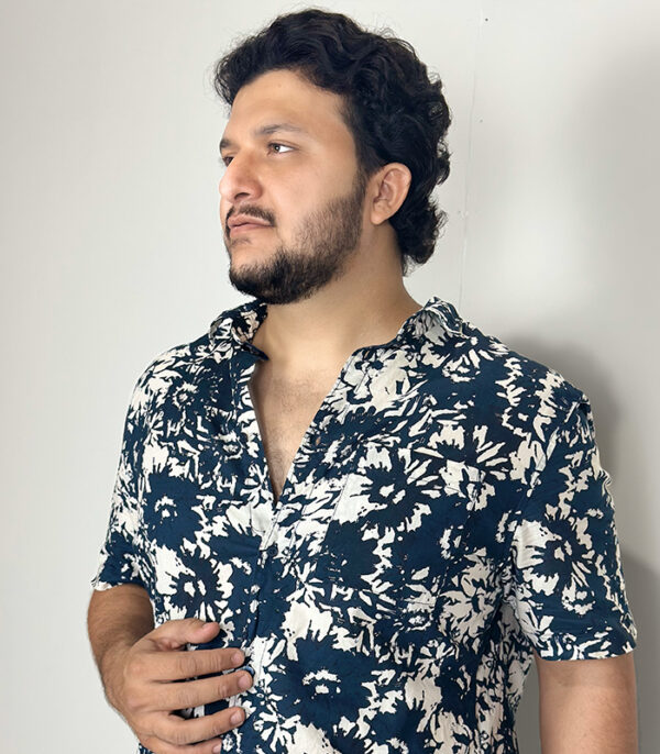 H&M Hawaiian Casual Button-Down XL Shirt - Image 3
