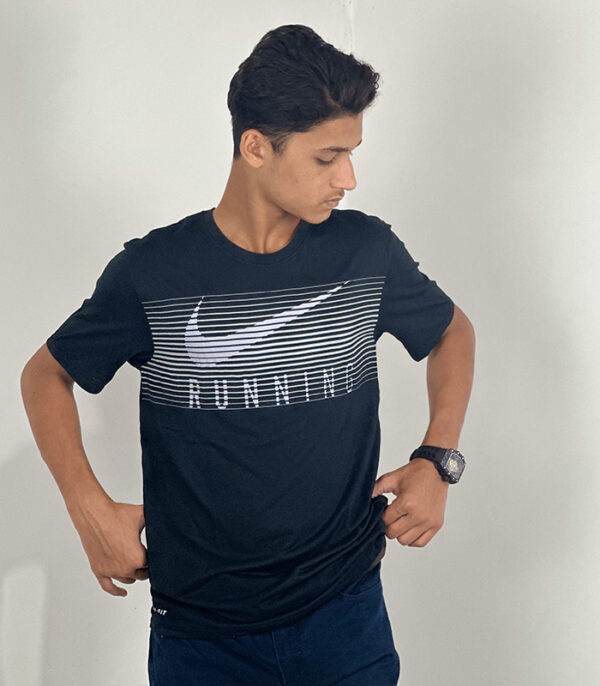 Nike Dry Fit UV Running Medium T-Shirt - Image 3