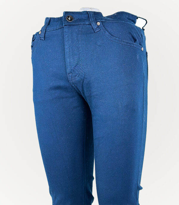 Celio Dark Blue Chinos Pant Size Waist: 28-30 - Image 3