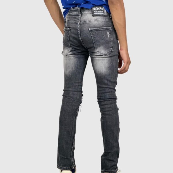 Blvck Icon2 Damage Black Grey Jean Pant Size Waist: 30-32