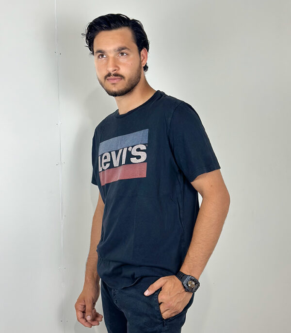 Levi's Black large Logo Crew Neck Tee Large - Image 2