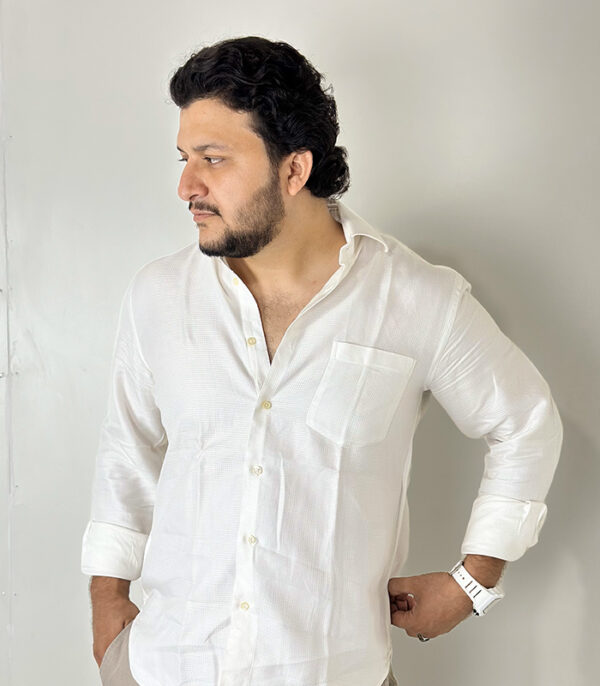 Next Signature White Slim Fit Long Sleeve XL Shirt - Image 3