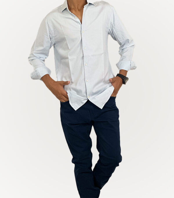 H&M Dark Blue Jeans Chinos Size Waist: 34 - Image 3