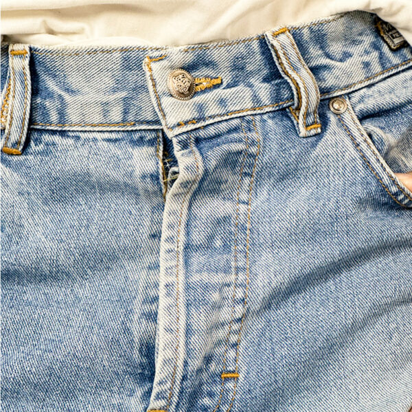 Versace Couture Vintage 90s Medusa Head Logo High Waist Small Jeans