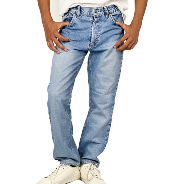 Versace Couture Vintage 90s Medusa Head Logo High Waist Small Jeans - Image 5