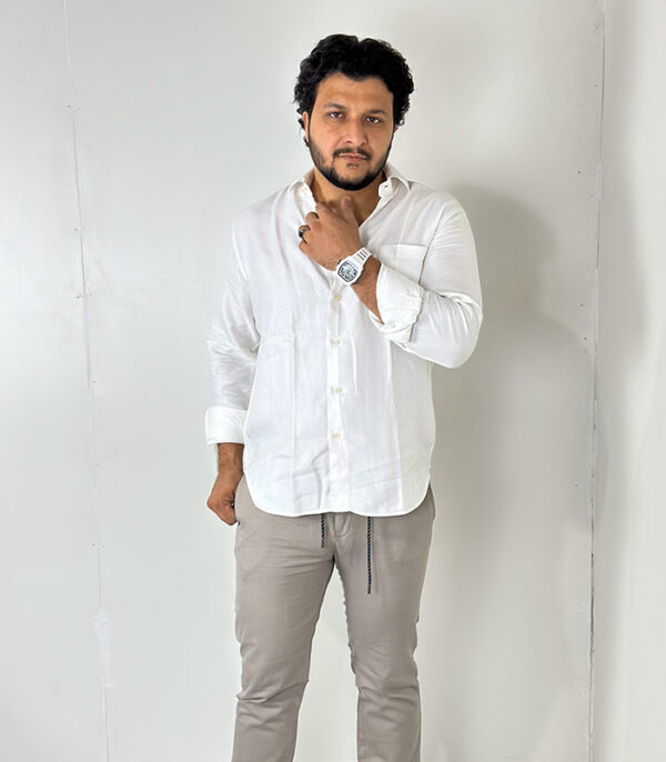 Next Signature White Slim Fit Long Sleeve XL Shirt - Image 2