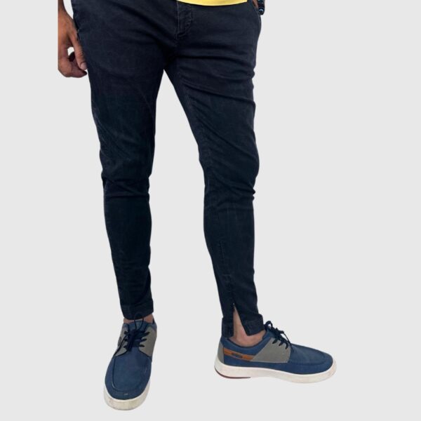 Zara Men's Black Basic Cotton Trouser Waist Size: 32-34 - Image 2