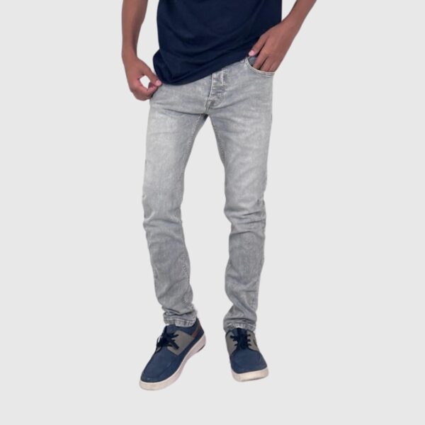 Denim Co. Narrow Grey Jeans Waist Size: 30-32 - Image 3